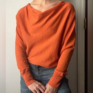 Talbots merino wool cowl neck sweater